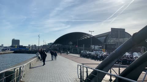 Walking through Amsterdam