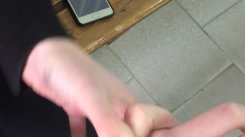 Reckless girlfriend bends Fingers as she wants