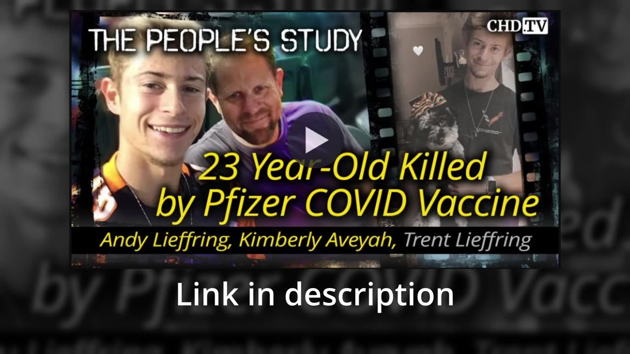 23 Year Old Killed by Pfizer Vaccine