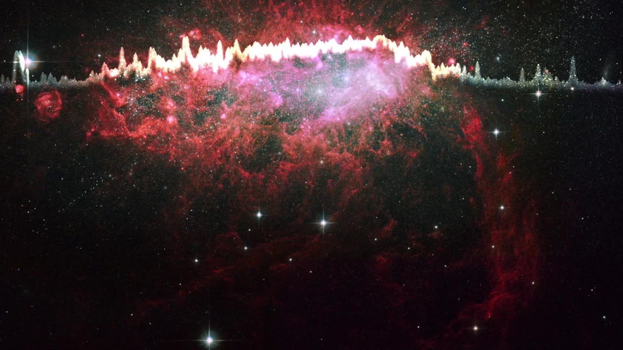 Symphony of the Cosmos: NGC 1300 Sonification Reveals Galactic Harmony! 🎶