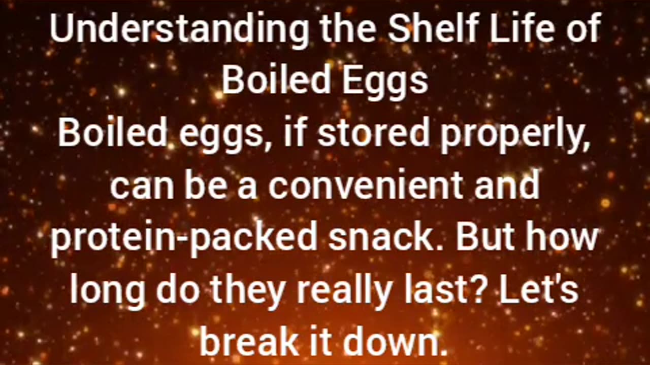 How many days does it take for a boiled egg to spoil if kept in the refrigerator?