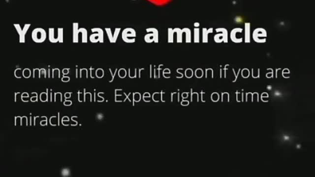 Miracle Coming in your life / dream Manifestation