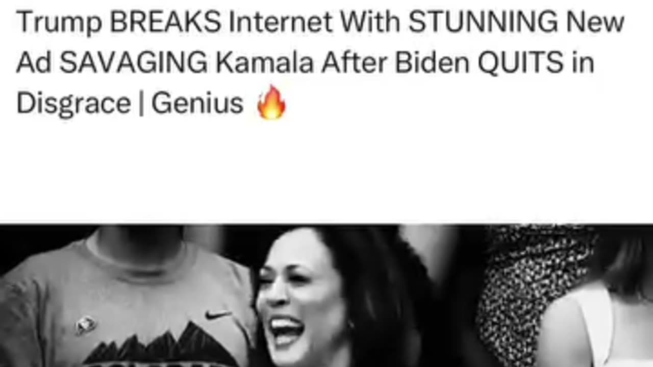 Trump Breaks Internet With STUNNING New AD (CC)