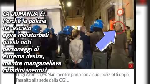 Forza Nuova d'accordo con la polizia!