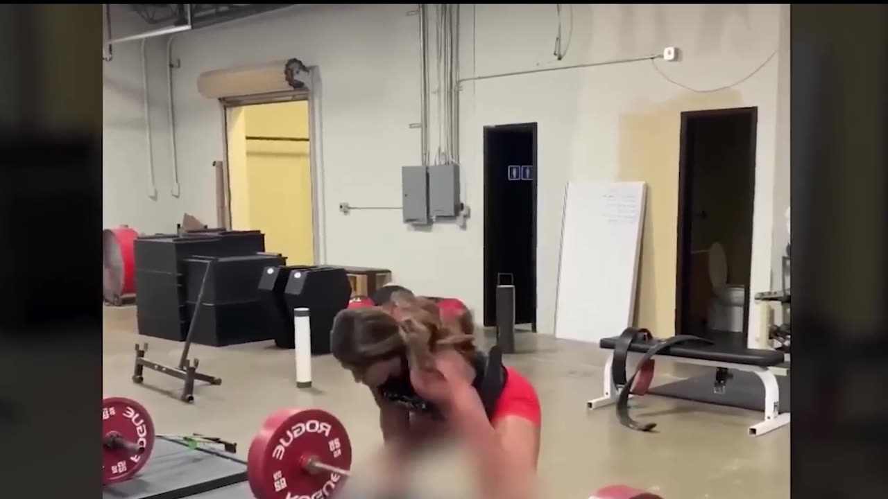 Woman Pees All Over Gym Floor