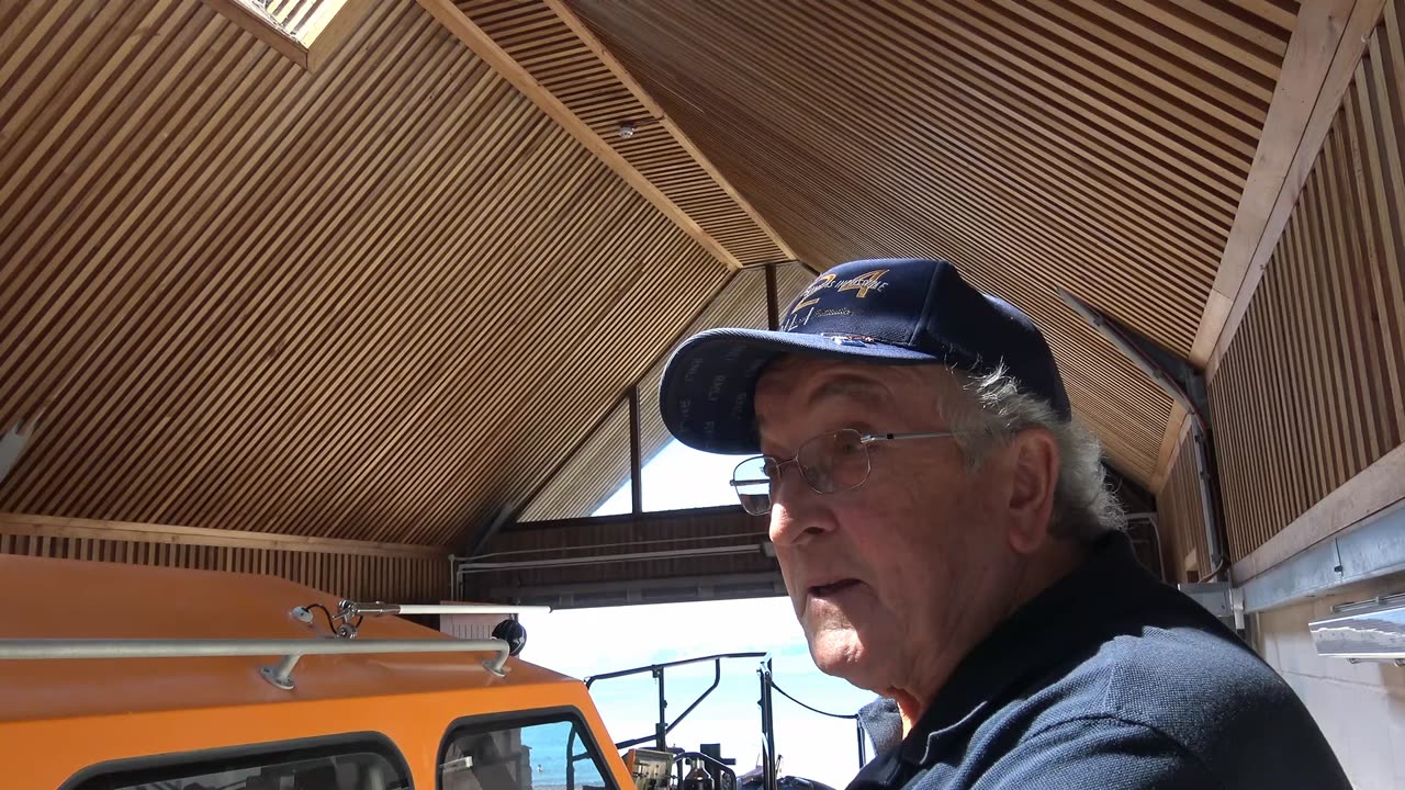 Exmouth Devon England RNLI lifeboat station tour with Brian. 30th July 2024