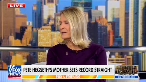 Pete Hegseth's mom talks about being threatened by the NY Times.