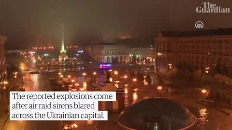 'What the hell was that-'- large explosions reported over Kyiv