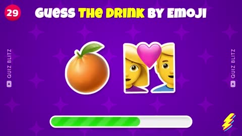 GUESS THE DRINK BY EMOJI