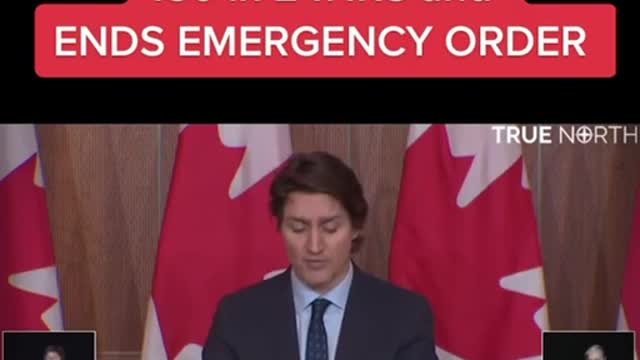 Winning trudeau ends Emergency Act