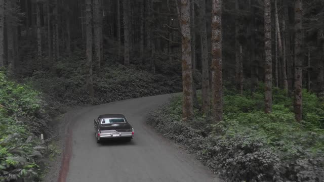 Vintage Car Travelling