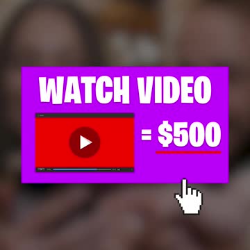 Earn $500 Watching Videos for FREE! #Shorts