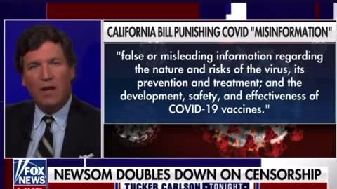 Tucker on California’s new bill that will punish doctors