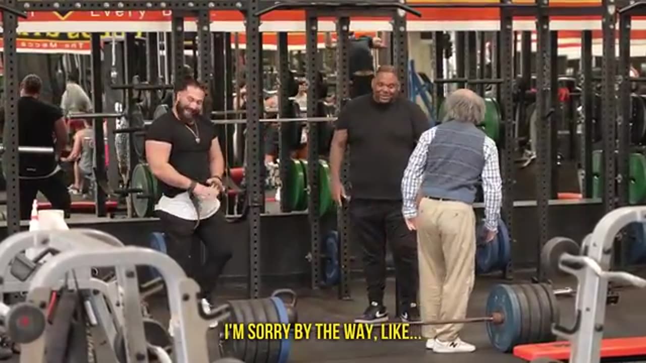 Old Man Powerlifter At Gold's Gym | Anatoly GYM PRANK