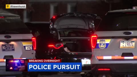 1 in custody after high-speed police chase ends in Philadelphia's Rhawnhurst section