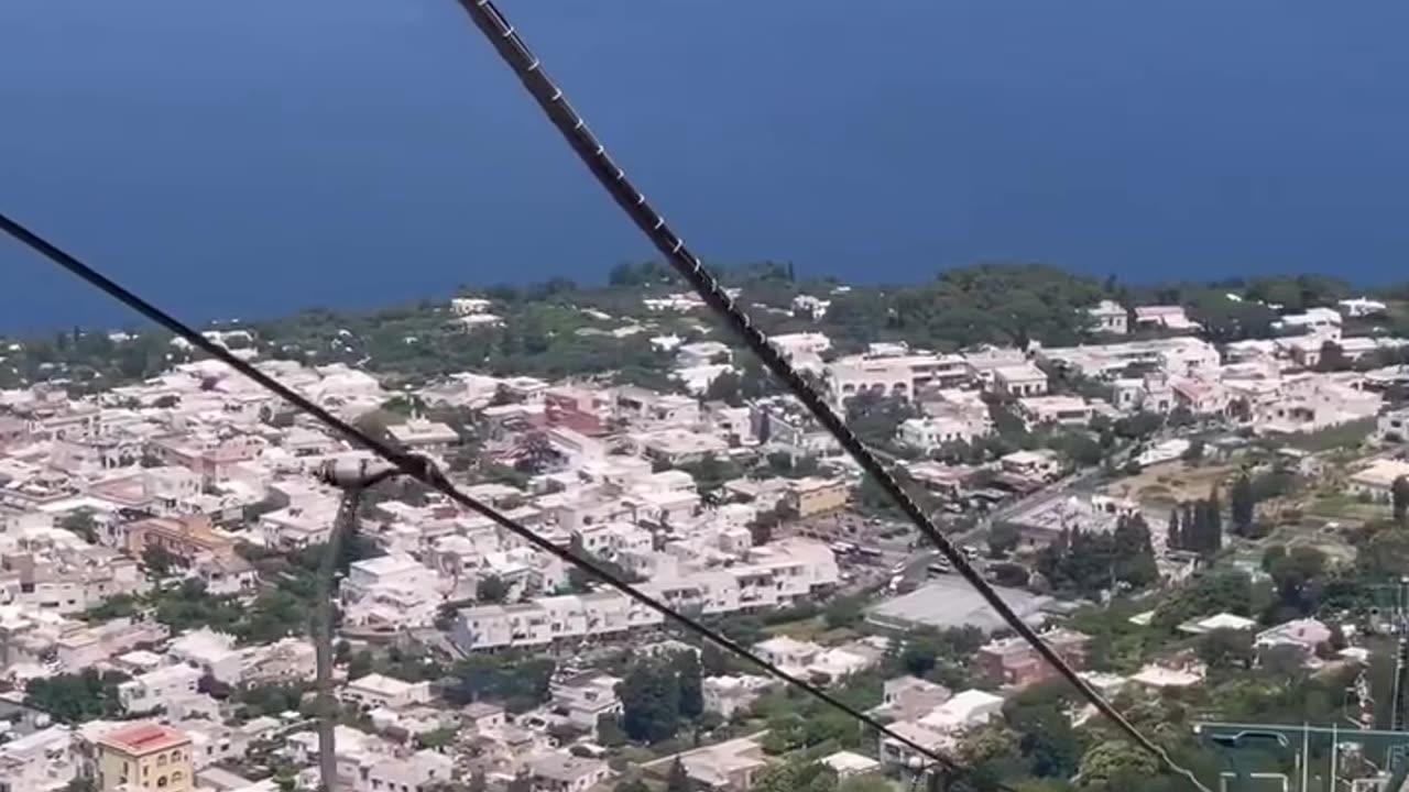 Italian Chairlift In Capri