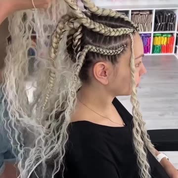 Ariel Hair Synthetic Twist Crochet Curly Hair 24 Inch Water Wave Braid Hair Ombre Blonde Br