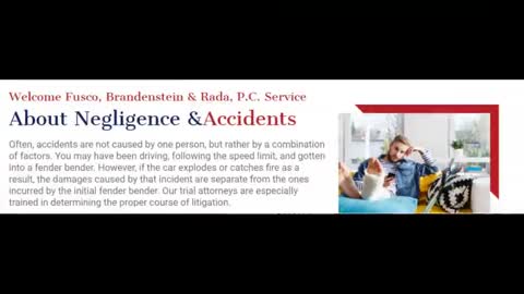 Negligence and Accidents