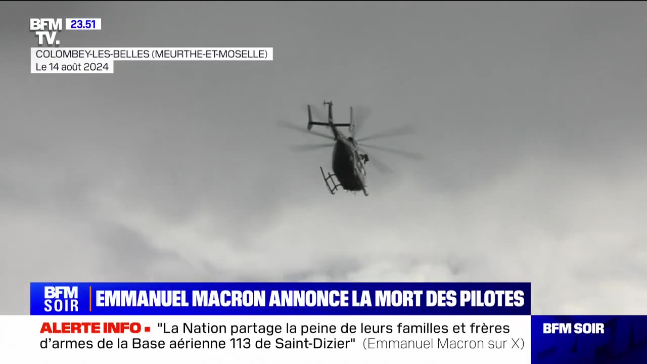 Macron reported the death of pilots after a fighter jet collision