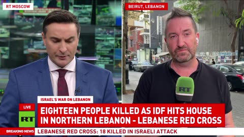 18 killed in Israeli shelling of residential area in northern Lebanon