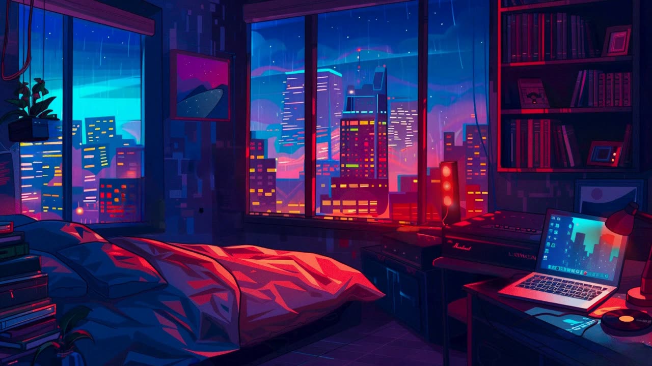 Rainy City Lights: Chillhop Music for Anime Nights - Lofi Motive Vol. 5