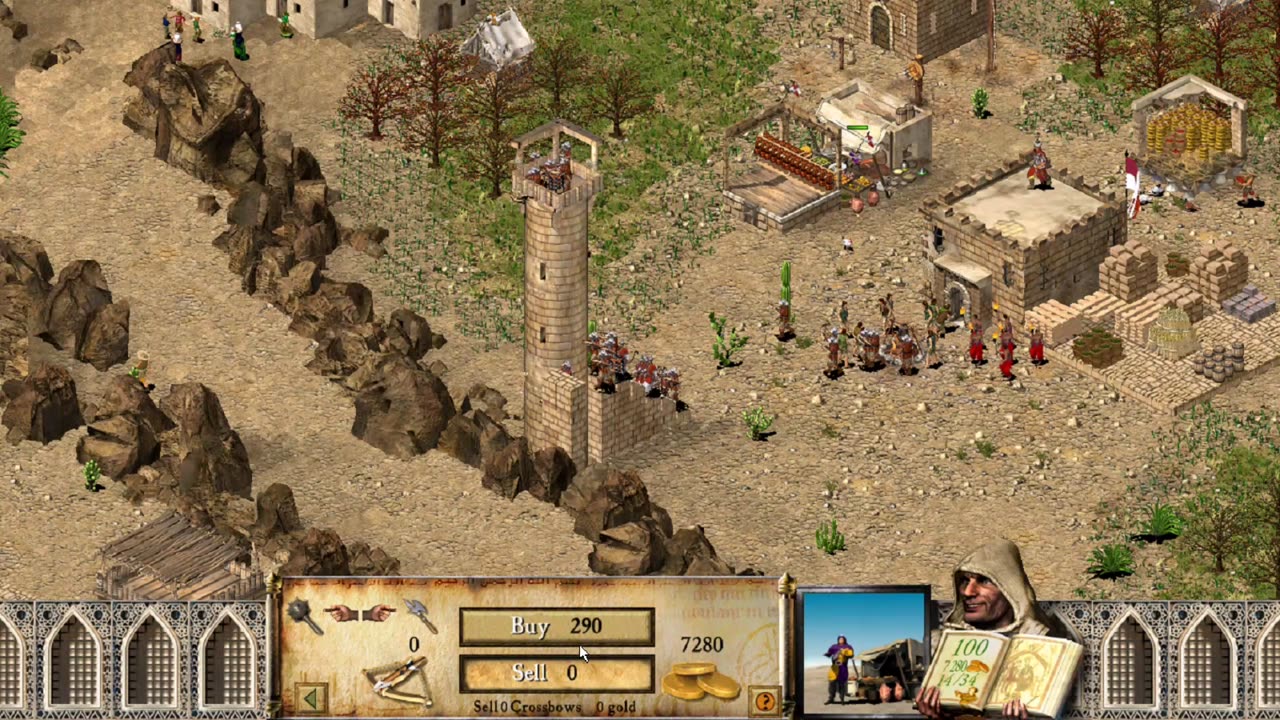 The Creek | Not Letting Opponent Build | Stronghold Crusader | Campaign Mission 12 | Full Gameplay