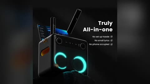 Smart Karaoke Machine for Adults - with Lyrics Display