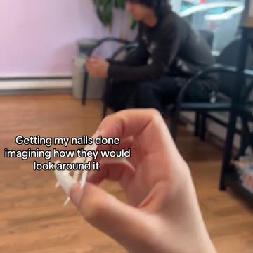 Getting my nails done for my man 😈