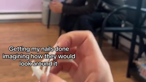 Getting my nails done for my man 😈