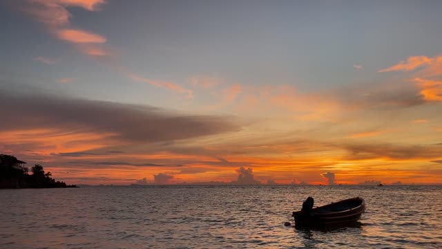 Here are Mediterranean sunsets and the wonderful sound of water