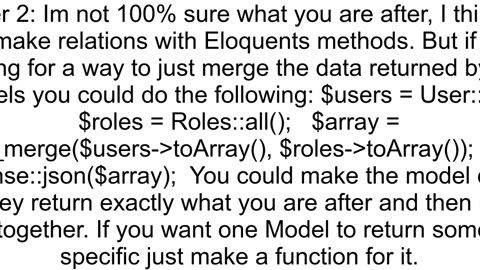 Laravel Eloquent and combing data to send to View