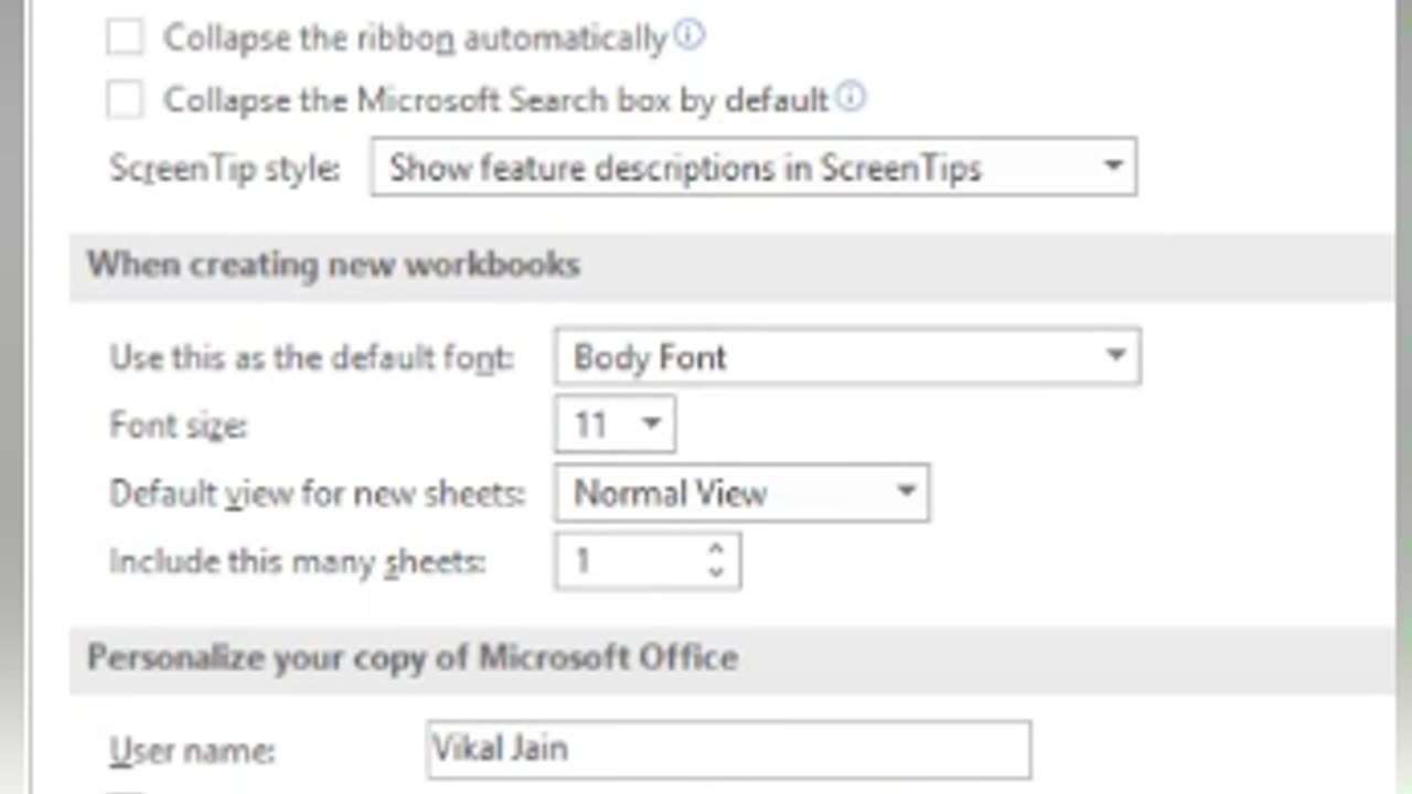 Learn Ms Office with MKA channel (Change MS EXCEL color/theme) #excel #msoffice