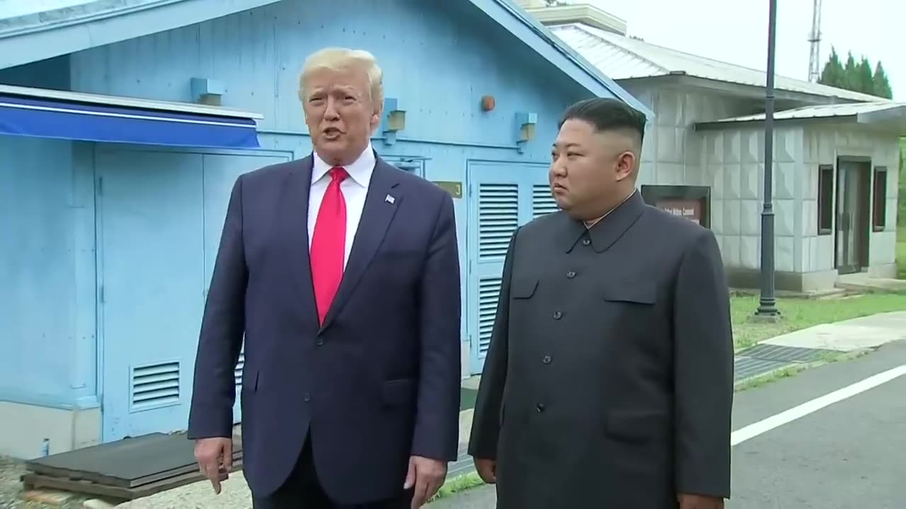 Donald Trump Goes to North Korea, Visits Kim Jong Un in DMZ