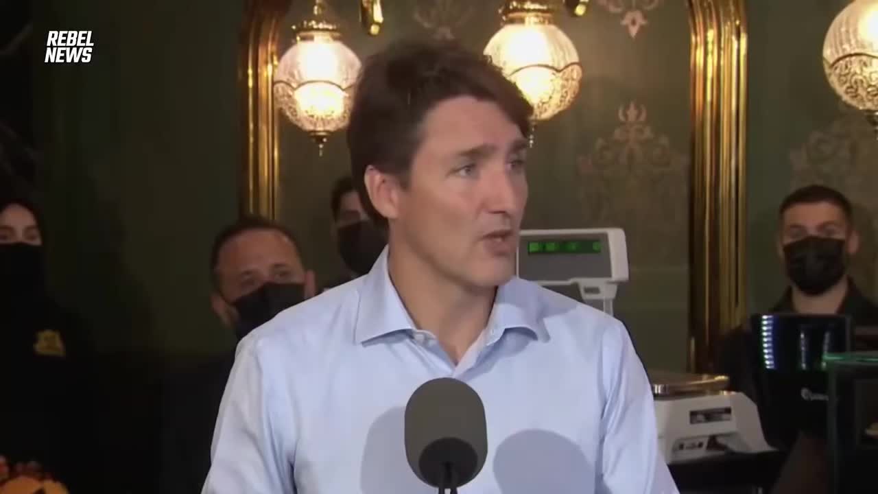 DICTATOR TRUDEAU ON MANDATORY VAX CARDS! MARK OF THE DEVIL