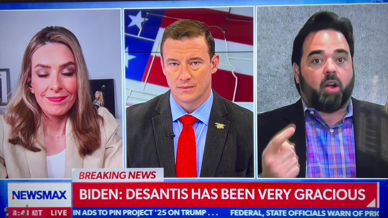 Carl Higbie & Guests cover Biden praising DeSantis