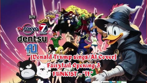 [Donald Duck sings/AI Cover] Fairy tail Opening 3 | FUNKIST - "ft."