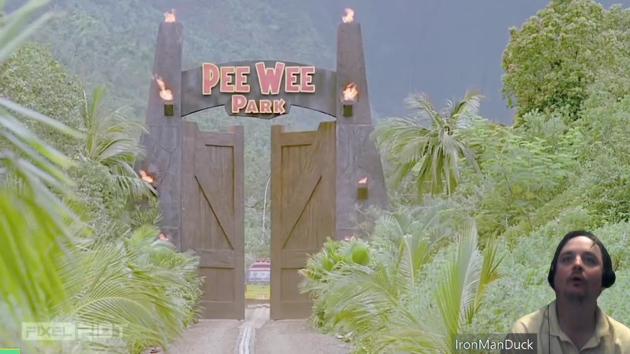 my reaction to Pee wee Park The Full Horror Trailer