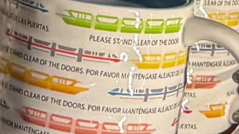 Disney Parks Please Clear of the Doors Ceramic Monorail Mug #shorts