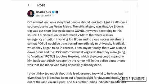 Alex Jones: Is Biden dead?