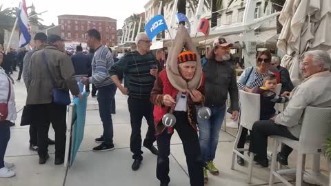 Zvijezda prosvjeda protiv IK u Splitu
