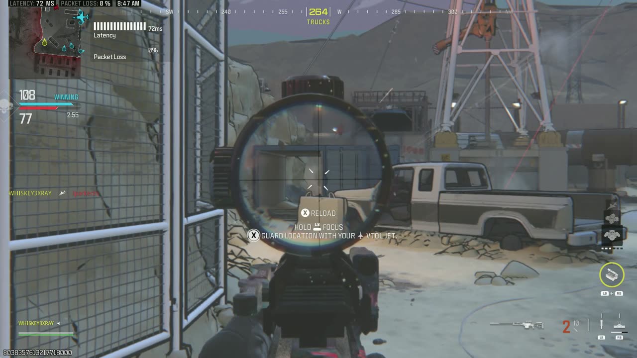 45 - 5 [RUST] - SNIPER GAME PLAY - XBOX - CALL OF DUTY MW3