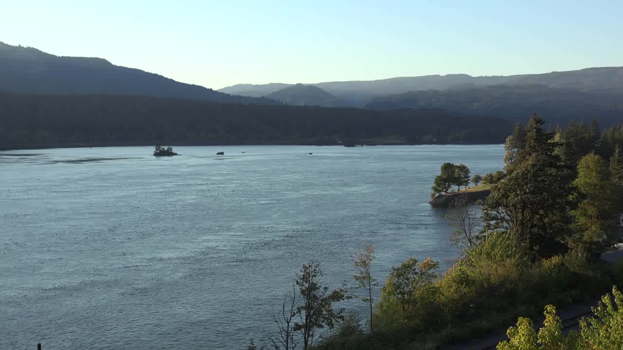 Oregon Bridge Of The Gods Evening