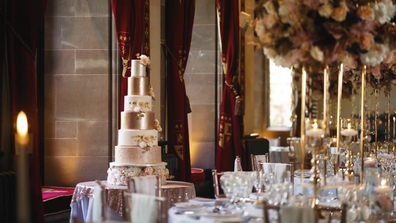 enchanting wedding film, peckforton castle