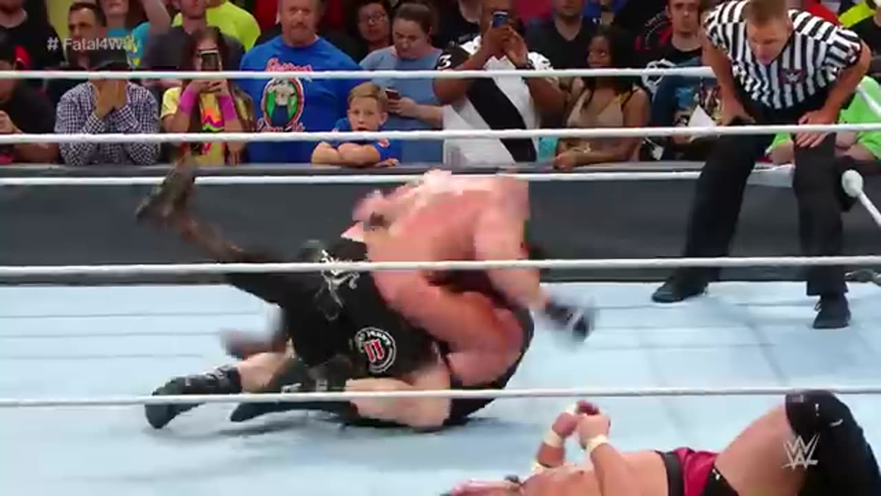 FULL MATCH: Lesnar vs. Reigns vs. Joe vs. Strowman - Universal Title Match