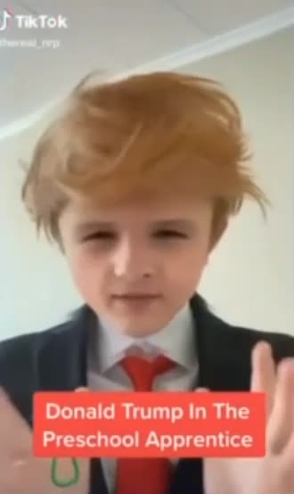 Celebrity Kid Apprentice - Kid does amazing Trump impersonation