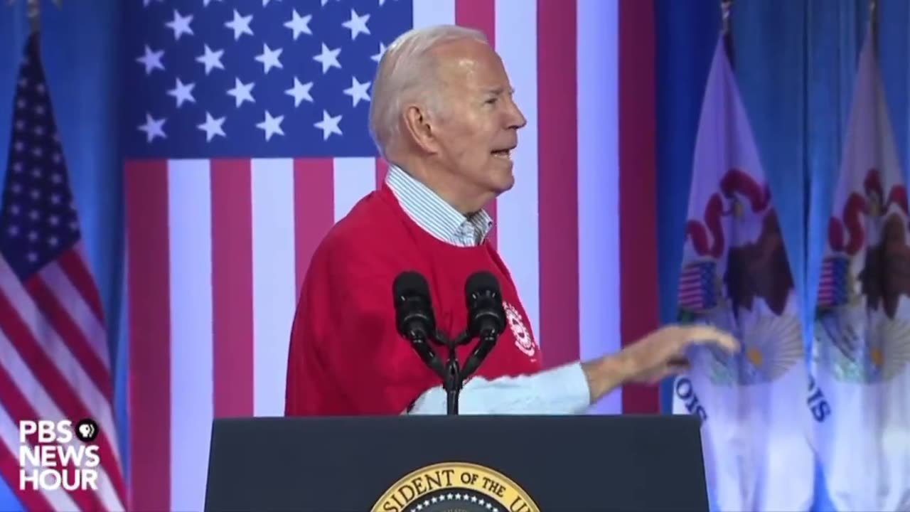Bumbling Biden Gets Heckled In The Middle Of Awkward Speech