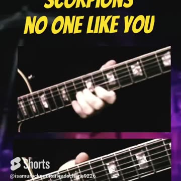 Isamu’s No one Like You Scorpions