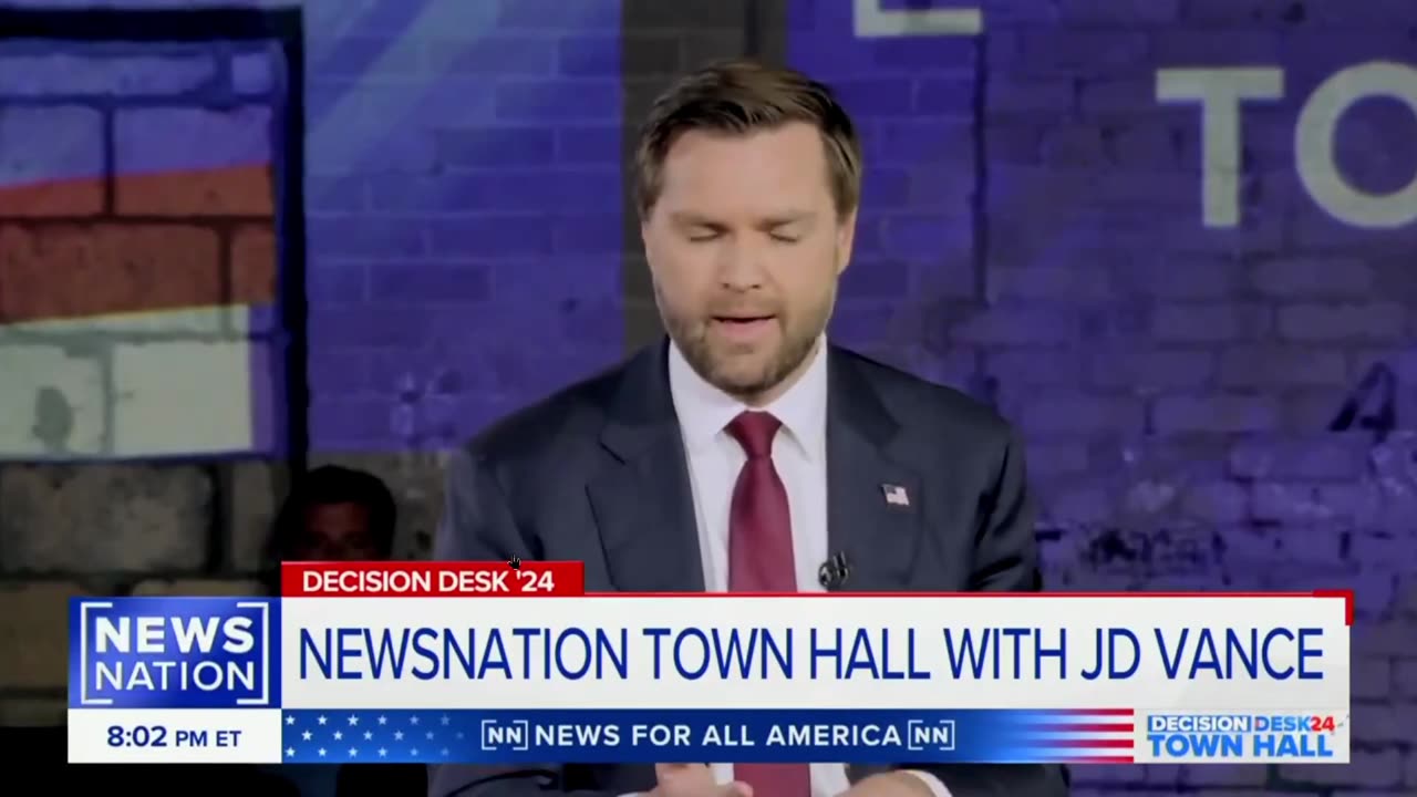 Vance blasts Kamala Harris at Townhall - fast clip with Cuomo