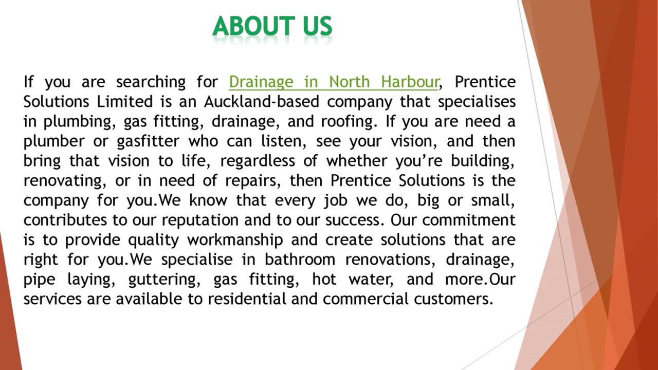 If you are searching for Drainage in North Harbour