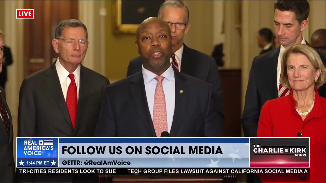 Senator Tim Scott: NEWLY ELECTED CHAIRMAN